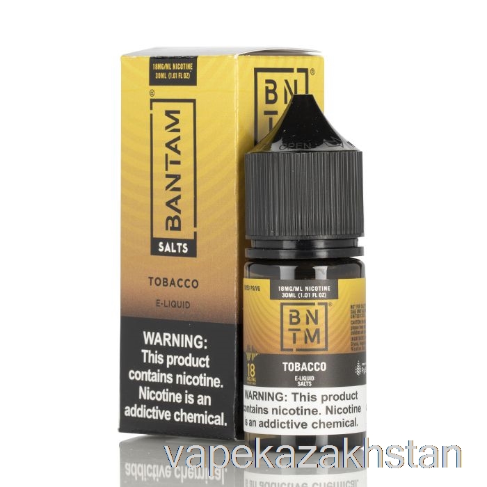 Vape Disposable Tobacco SALTS - Bantam Vape - 30mL 18mg